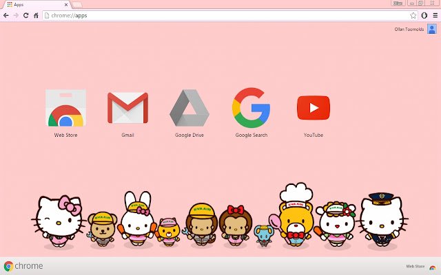 Hello Kitty and Friends de Chrome web store se ejecutará con OffiDocs Chromium en línea