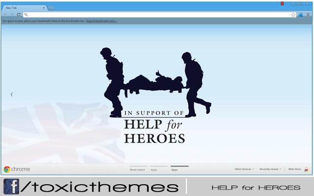 Help For Heroes  from Chrome web store to be run with OffiDocs Chromium online