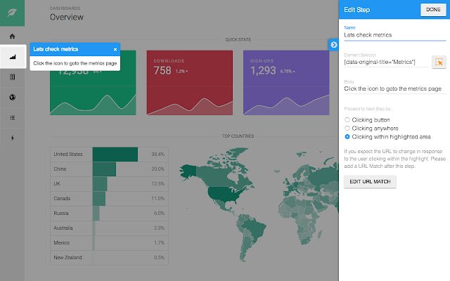 HelpHero Editor из интернет-магазина Chrome будет работать с OffiDocs Chromium онлайн