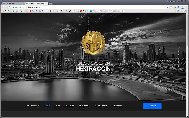 Hextracoin Price  from Chrome web store to be run with OffiDocs Chromium online