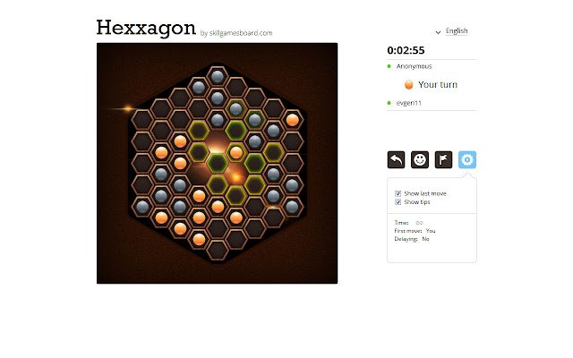 Hexxagon Friends de la boutique en ligne Chrome sera exécuté avec OffiDocs Chromium en ligne