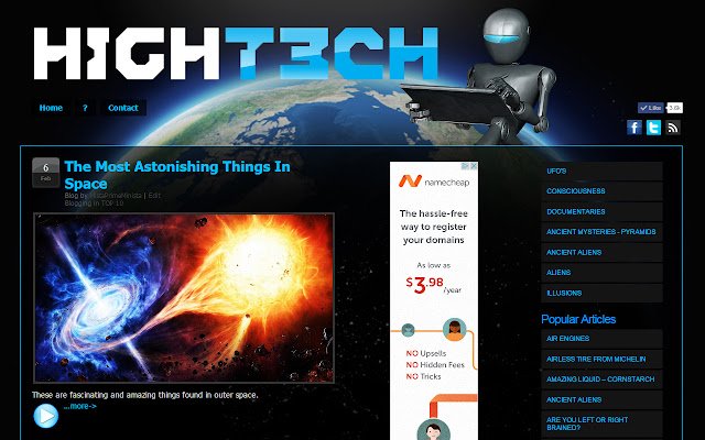 HIGH T3CH  from Chrome web store to be run with OffiDocs Chromium online