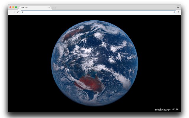 Himawari 8 Satellite New Tab Page  from Chrome web store to be run with OffiDocs Chromium online