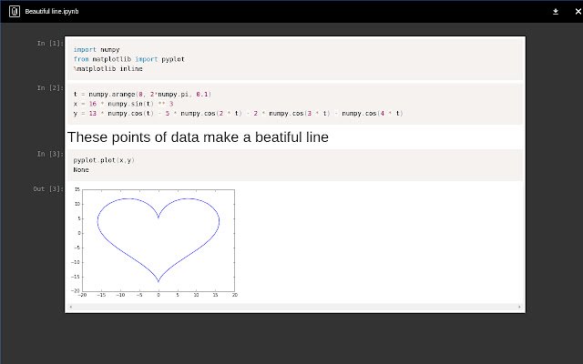 HipChat IPython Notebook viewer  from Chrome web store to be run with OffiDocs Chromium online