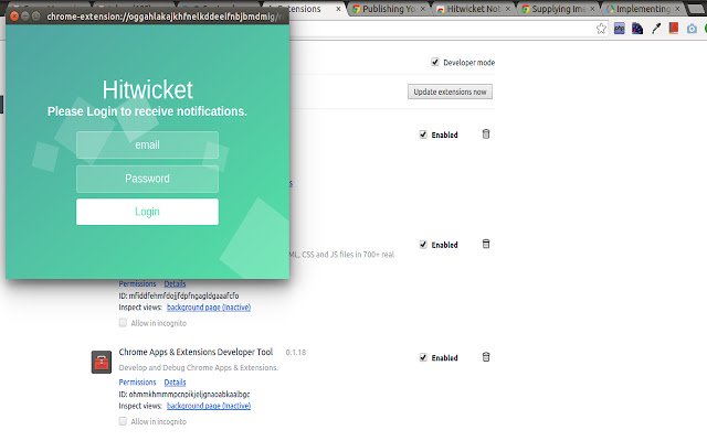 Hitwicket Notifications  from Chrome web store to be run with OffiDocs Chromium online