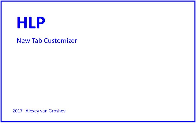 HLP NewTabMod  from Chrome web store to be run with OffiDocs Chromium online