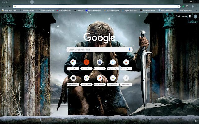 OffiDocs Chromium オンラインで実行される Chrome Web ストアの Hobbit Lord Of The Rings テーマ