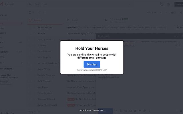 HOLD YOUR HORSES for Gmail  Outlook  from Chrome web store to be run with OffiDocs Chromium online