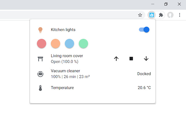 Home Assistant  from Chrome web store to be run with OffiDocs Chromium online