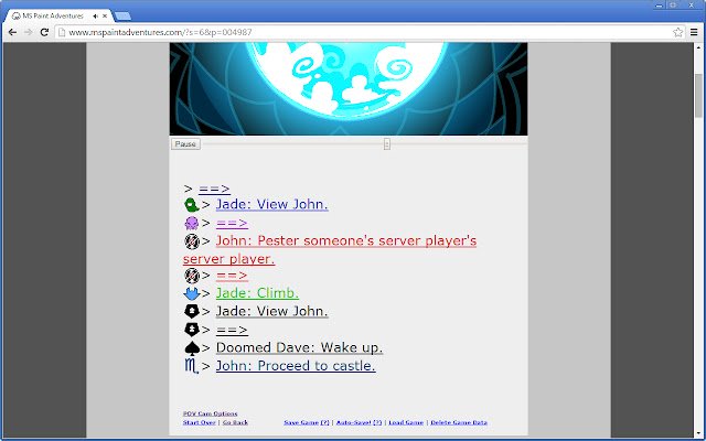 Homestuck POV Cam  from Chrome web store to be run with OffiDocs Chromium online