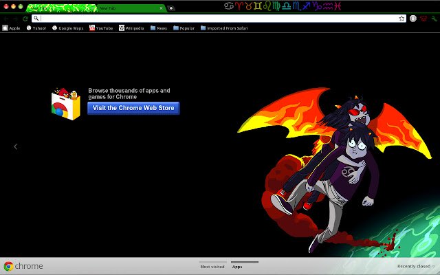 Homestuck Trolls  from Chrome web store to be run with OffiDocs Chromium online