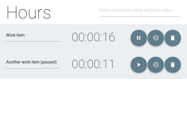 Hours | Time Tracker  from Chrome web store to be run with OffiDocs Chromium online