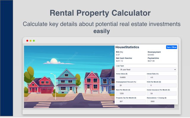 HouseStatistics  from Chrome web store to be run with OffiDocs Chromium online