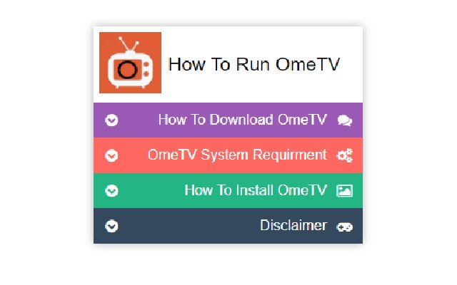 How To Run OmeTV on PC  from Chrome web store to be run with OffiDocs Chromium online