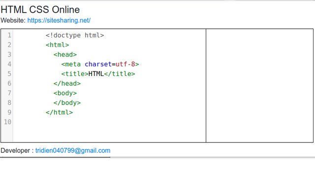 Html Css Online uit de Chrome-webwinkel om uit te voeren met OffiDocs Chromium online