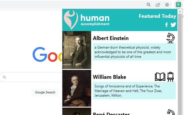 Human Accomplishment  from Chrome web store to be run with OffiDocs Chromium online