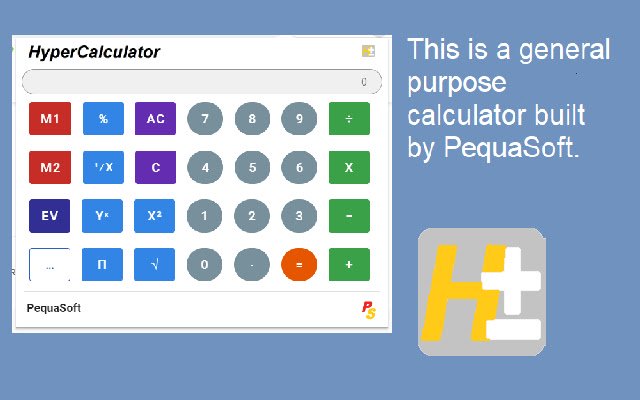 HyperCalculator  from Chrome web store to be run with OffiDocs Chromium online