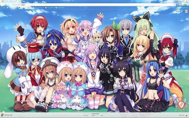 Hyperdimension Neptunia 04 1366x768  from Chrome web store to be run with OffiDocs Chromium online