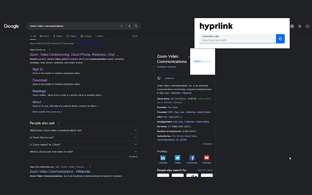 hyprlink  from Chrome web store to be run with OffiDocs Chromium online