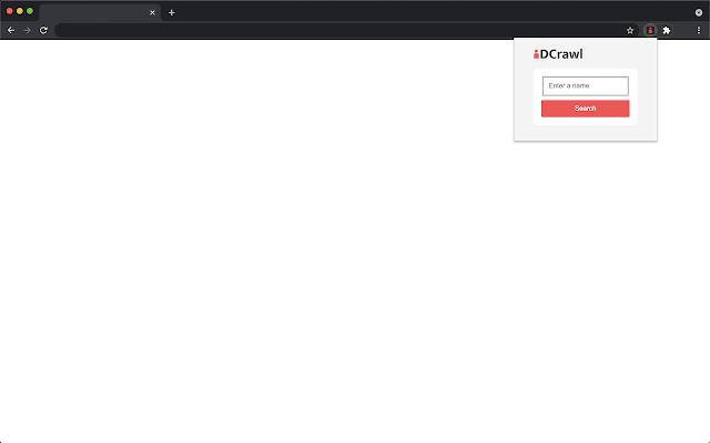 Chrome 网上应用店的 IDCrawl 免费人物搜索将与 OffiDocs Chromium 在线运行