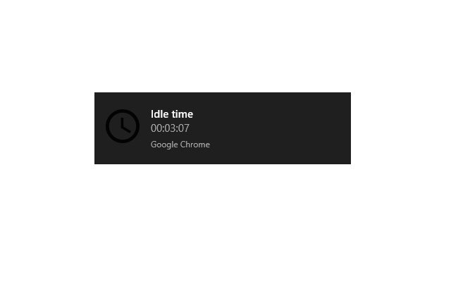 Idle Time  from Chrome web store to be run with OffiDocs Chromium online