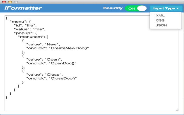 Chrome 网上商店的 iFormatter 将与 OffiDocs Chromium 在线运行