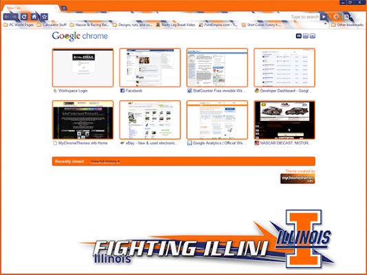 Illinois Fighting Illini Small  from Chrome web store to be run with OffiDocs Chromium online