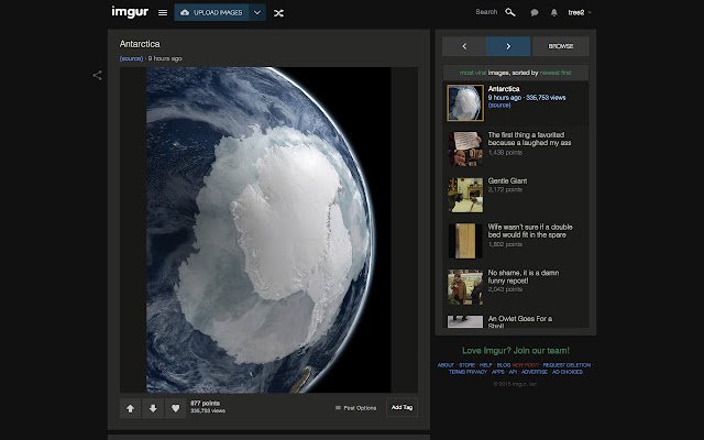 Imgur Theme  from Chrome web store to be run with OffiDocs Chromium online