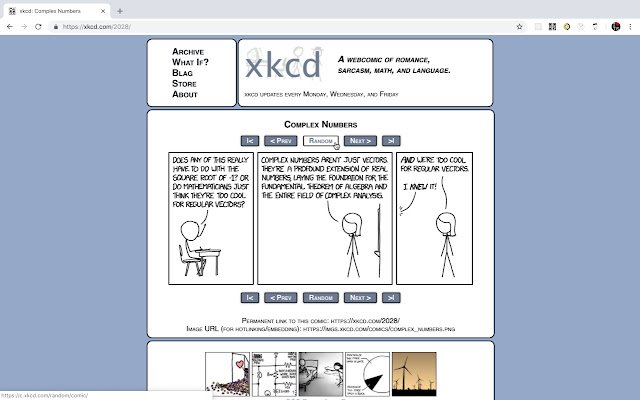 Improved xkcd Random Button  from Chrome web store to be run with OffiDocs Chromium online