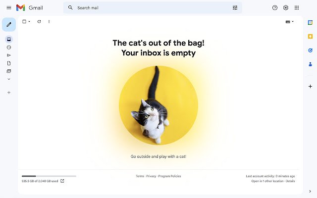 Inbox Zero Cats ສໍາລັບ Gmail ຈາກຮ້ານເວັບ Chrome ທີ່ຈະດໍາເນີນການກັບ OffiDocs Chromium ອອນໄລນ໌