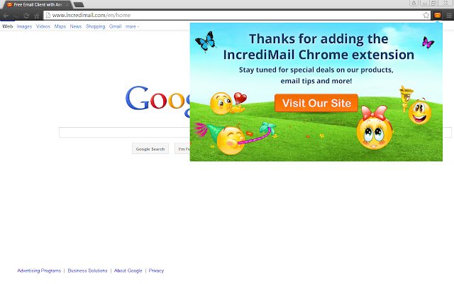 Chrome web mağazasından IncrediMail, OffiDocs Chromium çevrimiçi ile çalıştırılacak