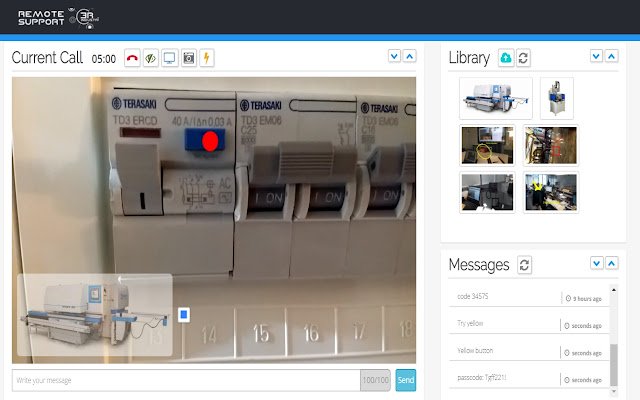 Industria40 Screensharing  from Chrome web store to be run with OffiDocs Chromium online