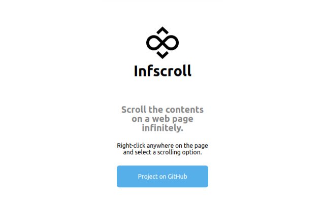 Infscroll da Chrome Web Store para ser executado com o OffiDocs Chromium online