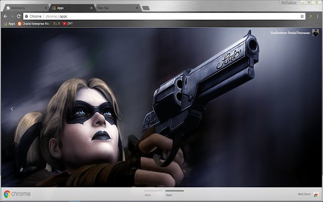 Injustice Jokers Harley Quinn Super Villan aus dem Chrome-Webshop wird mit OffiDocs Chromium online ausgeführt