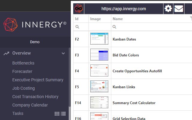 Innfinergy v4.38  from Chrome web store to be run with OffiDocs Chromium online