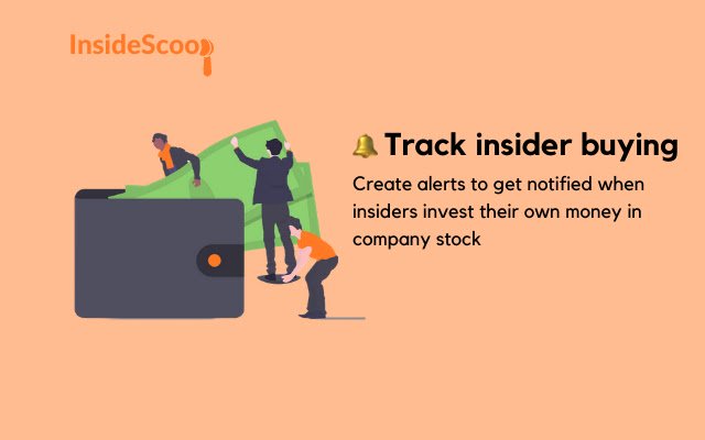 InsideScoop: Insider Buying Tracker  from Chrome web store to be run with OffiDocs Chromium online