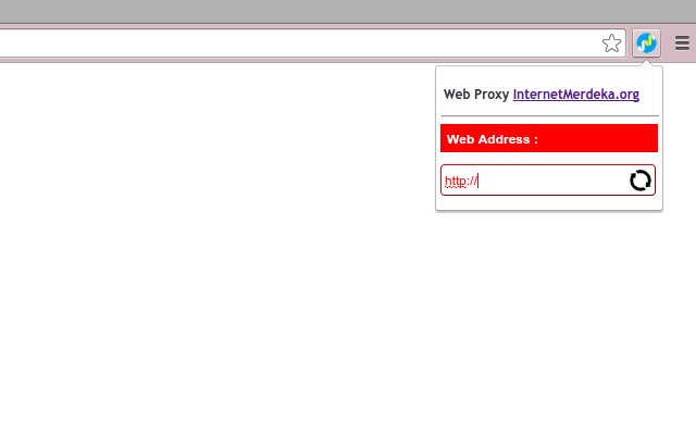 Internet Merdeka Web Proxy  from Chrome web store to be run with OffiDocs Chromium online