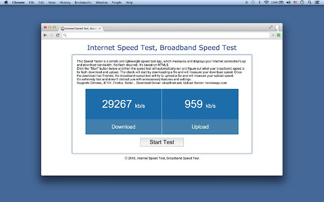 Internet SpeedTest  from Chrome web store to be run with OffiDocs Chromium online