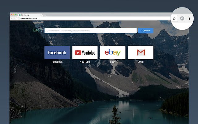 Internet Start  from Chrome web store to be run with OffiDocs Chromium online