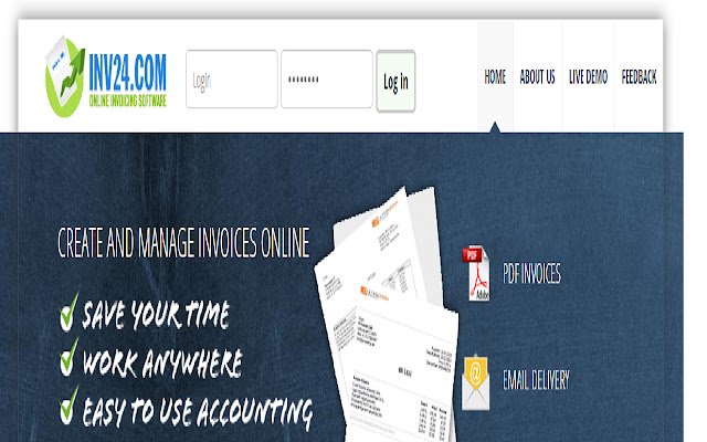 Inv24 FREE Invoice Maker Online  from Chrome web store to be run with OffiDocs Chromium online