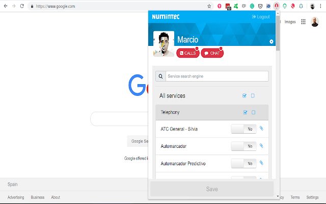 InvoxAccount  from Chrome web store to be run with OffiDocs Chromium online