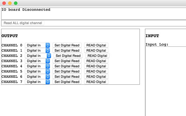 IO board MakeSense Simple app  from Chrome web store to be run with OffiDocs Chromium online