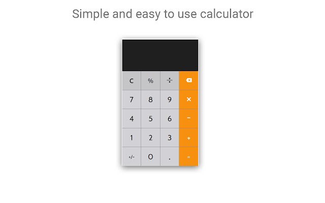 Ios Calculator  from Chrome web store to be run with OffiDocs Chromium online