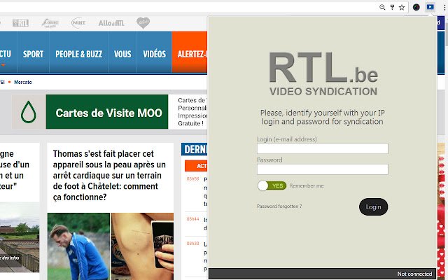 IP Belgium Video Syndication  from Chrome web store to be run with OffiDocs Chromium online