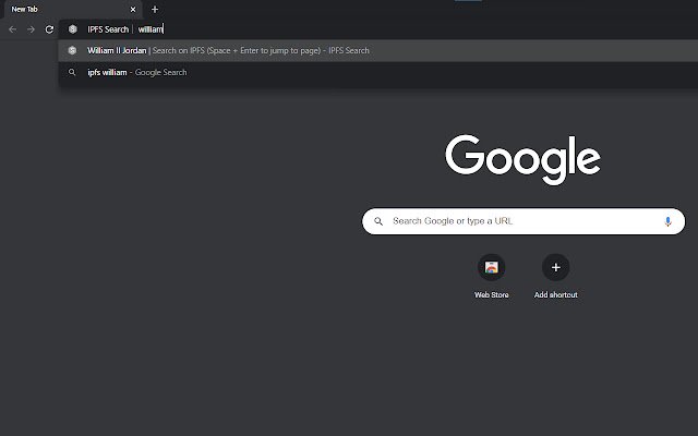 IPFS Search  from Chrome web store to be run with OffiDocs Chromium online