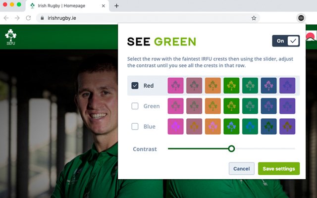 IRFU See Green  from Chrome web store to be run with OffiDocs Chromium online