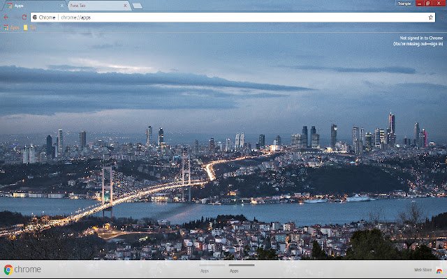 Istanbul city light 1366*768  from Chrome web store to be run with OffiDocs Chromium online