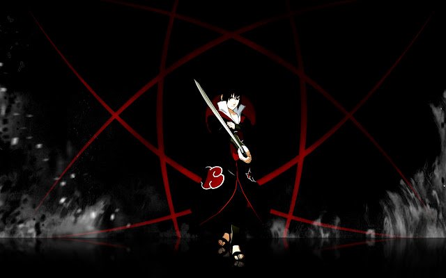 Itachi sasuke theme  from Chrome web store to be run with OffiDocs Chromium online