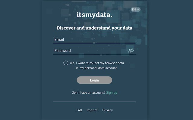 itsmydata  from Chrome web store to be run with OffiDocs Chromium online