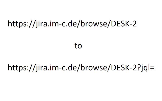 JIRA link change  from Chrome web store to be run with OffiDocs Chromium online